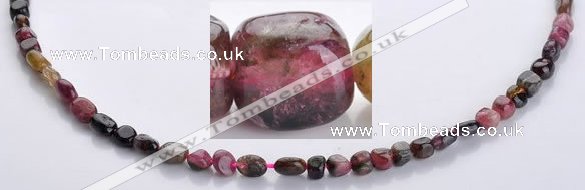 CTO06 15.5 inches 4*7mm freeform natural tourmaline beads