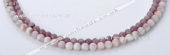 CTO14 15 inches 6mm & 6.5mm round natural tourmaline beads