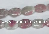 CTO203 15.5 inches 10*14mm oval pink tourmaline gemstone beads