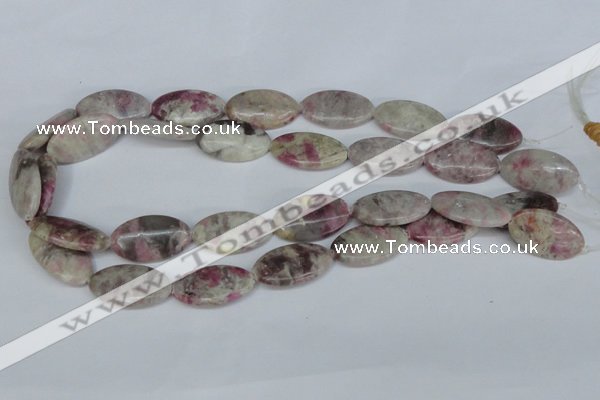 CTO213 15.5 inches 16*28mm marquise pink tourmaline gemstone beads