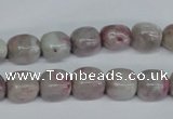 CTO220 15.5 inches 9*11mm nugget pink tourmaline gemstone beads