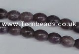 CTO230 15.5 inches 8*10mm rice tourmaline gemstone beads