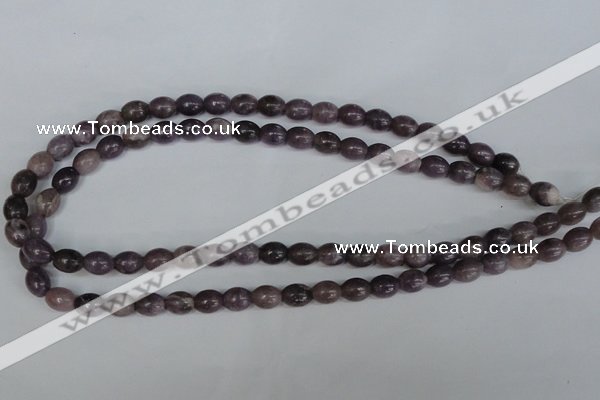 CTO230 15.5 inches 8*10mm rice tourmaline gemstone beads