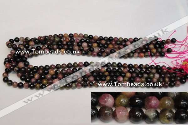 CTO356 15.5 inches 6mm round natural tourmaline gemstone beads