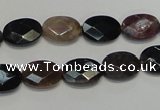 CTO36 15.5 inches 10*14mm faceted oval natural tourmaline beads