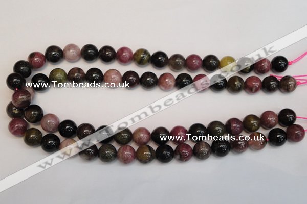 CTO360 15.5 inches 12mm round natural tourmaline gemstone beads