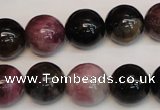 CTO361 15.5 inches 14mm round natural tourmaline gemstone beads
