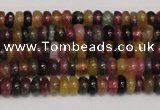 CTO375 15.5 inches 2*5mm rondelle natural tourmaline gemstone beads