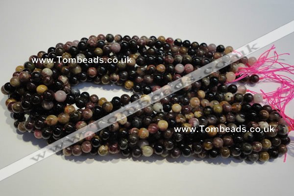 CTO401 15.5 inches 8mm round natural tourmaline gemstone beads