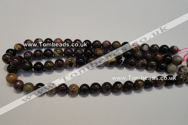 CTO403 15.5 inches 11mm round natural tourmaline gemstone beads