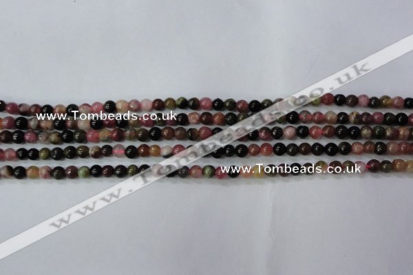 CTO450 15.5 inches 3mm round natural tourmaline gemstone beads