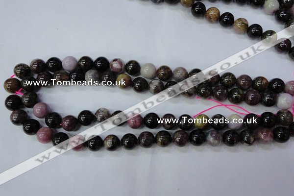 CTO456 15.5 inches 11mm round natural tourmaline gemstone beads