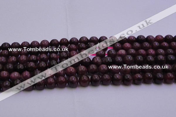 CTO501 15.5 inches 5mm - 5.5mm round natural red tourmaline beads