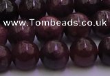 CTO502 15.5 inches 6mm - 6.5mm round natural red tourmaline beads