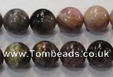 CTO53 15.5 inches 12mm round natural tourmaline beads wholesale