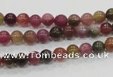 CTO62 15.5 inches 6mm round natural tourmaline gemstone beads