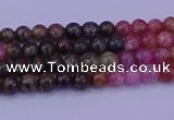 CTO620 15.5 inches 4mm round tourmaline gemstone beads wholesale