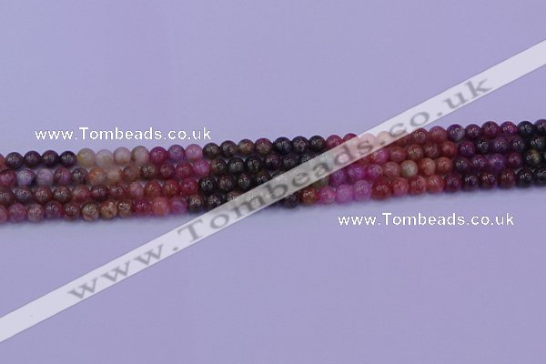 CTO622 15.5 inches 6mm round tourmaline gemstone beads wholesale