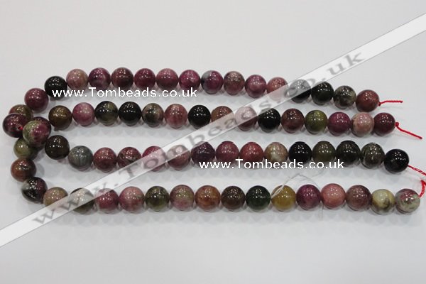 CTO65 15.5 inches 10mm round natural tourmaline gemstone beads