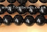 CTO700 15.5 inches 4mm round black tourmaline beads wholesale