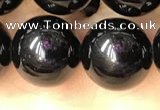 CTO704 15.5 inches 12mm round black tourmaline beads wholesale