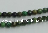 CTP02 15.5 inches 6mm round yellow green pine gemstone beads wholesale