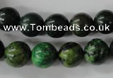 CTP204 15.5 inches 12mm round yellow pine turquoise beads wholesale