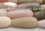 CTR150 15.5 inches 6*16mm teardrop natural pink opal beads