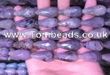 CTR309 15.5 inches 10*25mm faceted teardrop labradorite beads