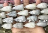 CTR356 15.5 inches 15*22mm faceted teardrop moonstone beads