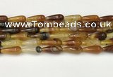 CTR401 15.5 inches 8*20mm teardrop agate beads wholesale