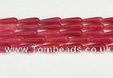 CTR419 15.5 inches 10*30mm teardrop agate beads wholesale