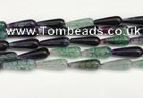 CTR430 15.5 inches 10*30mm teardrop agate beads wholesale