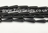 CTR435 15.5 inches 10*30mm teardrop agate beads wholesale