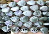 CTR508 15 inches 13*18mm flat teardrop lucky jade beads