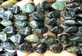 CTR515 15 inches 13*18mm flat teardrop kambaba jasper beads