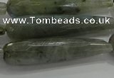 CTR65 15.5 inches 10*40mm faceted teardrop labradorite beads