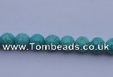 CTU01 15.5 inches 4mm round blue turquoise strand beads Wholesale