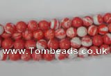 CTU1000 15.5 inches 4mm round synthetic turquoise beads wholesale