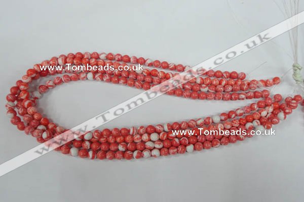 CTU1000 15.5 inches 4mm round synthetic turquoise beads wholesale