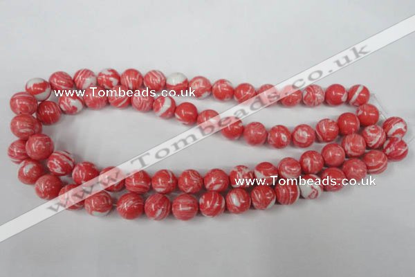 CTU1005 15.5 inches 14mm round synthetic turquoise beads wholesale