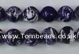 CTU1084 15.5 inches 12mm round synthetic turquoise beads wholesale