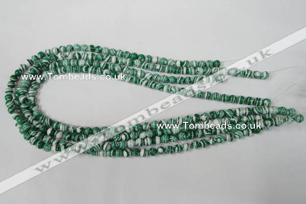 CTU1126 15.5 inches 6mm round synthetic turquoise beads wholesale