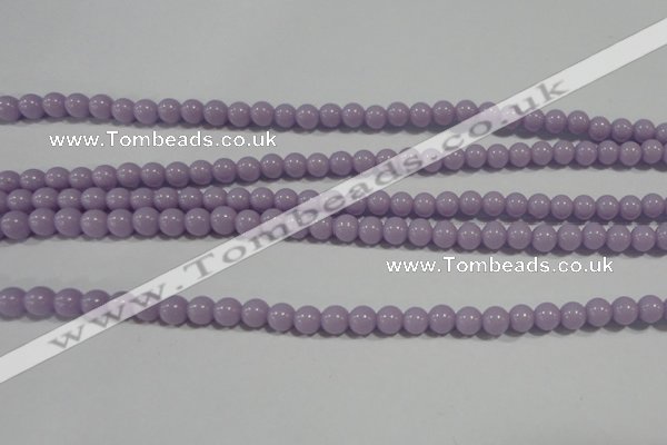 CTU1400 15.5 inches 3mm round synthetic turquoise beads