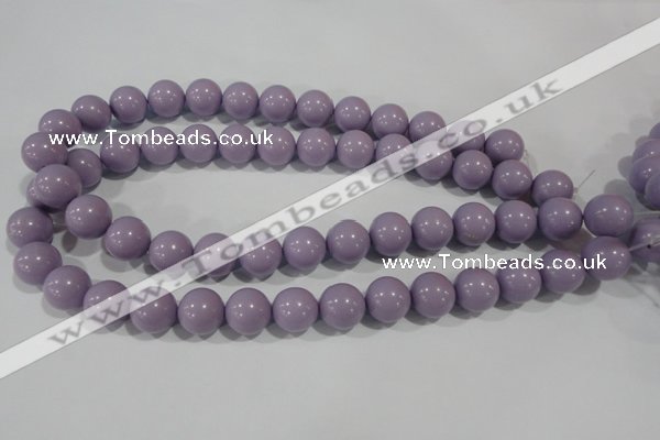 CTU1406 15.5 inches 14mm round synthetic turquoise beads