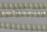 CTU1430 15.5 inches 3mm round synthetic turquoise beads