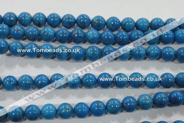 CTU1626 15.5 inches 16mm round synthetic turquoise beads