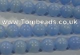 CTU1732 15.5 inches 6mm round synthetic turquoise beads