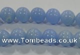 CTU1734 15.5 inches 10mm round synthetic turquoise beads