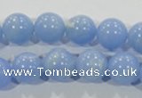 CTU1736 15.5 inches 14mm round synthetic turquoise beads